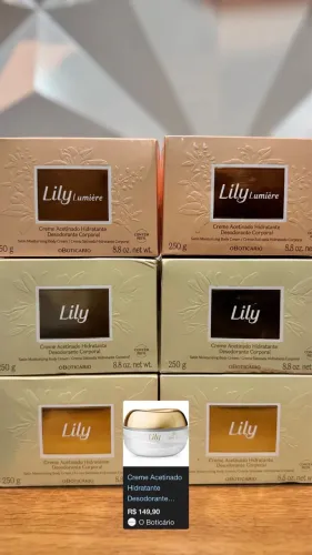 Hidratante Lily o Boticário