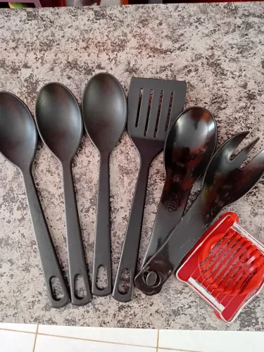 Talheres de silicone nova todas por 20 reais