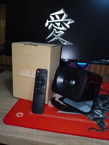 Projetor HY320 Android WiFi 6 Bluetooth 5.0 Ultra HD
