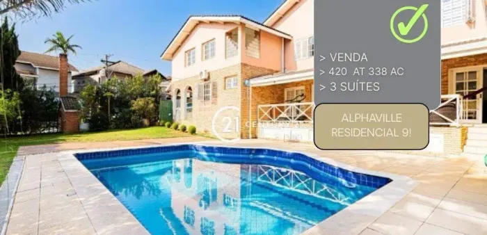 Casa com 3 dormitórios, 338 m² - venda por R$ 2.600.000,00 ou aluguel por R$ 19.880,00/mês