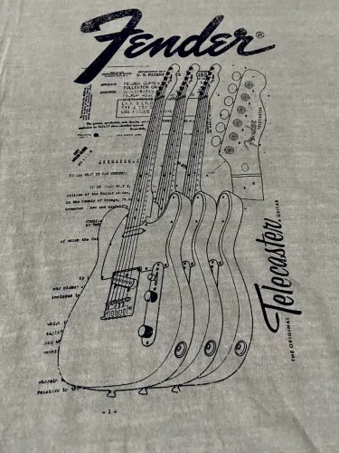 Camiseta Fender Telecaster 