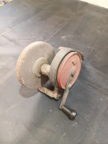 Esmeril De Manivela Manual Antigo Biehl 