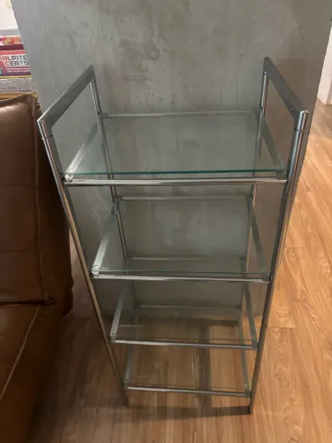 Estante cromada Tok & Stok 39 x 90 cm