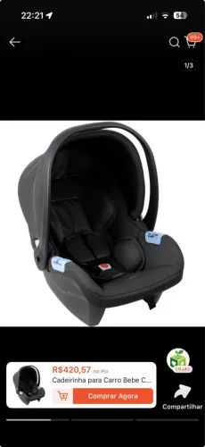 Bebê conforto burigotto Novo