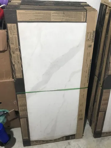 Porcelanato Biancogres cascata altíssimo lux 60x1,20 48mt bianco