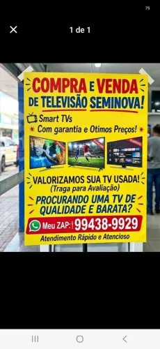 Televisão smart Vários tamanhos