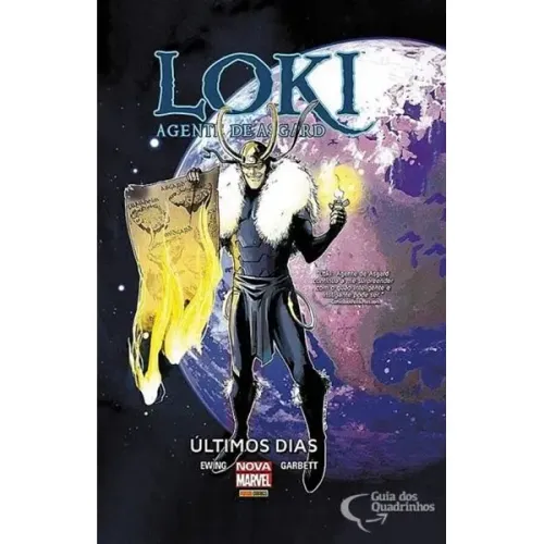 3 HQ PANINI LOKI AGENTE DE ASGARD - CAPA DURA