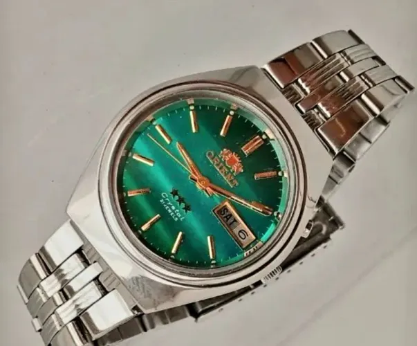 RELÓGIO ORIENT CRYSTAL AUTOMÁTICO JAPAN IMPECÁVEL