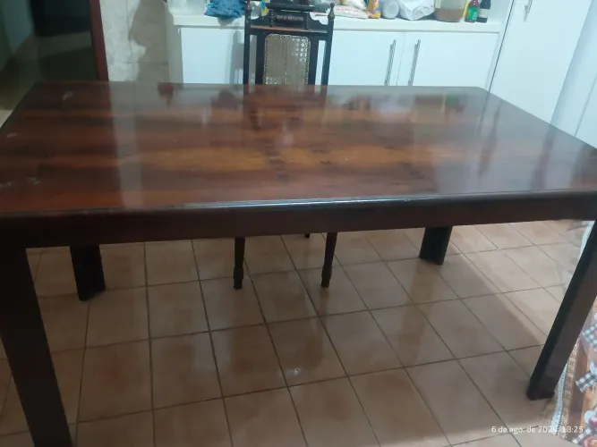 MESA IMBUIA OT EST.+ 05 CADEIRAS