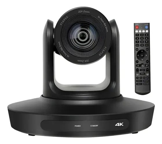 Câmera Ptz 4k Transmissão Ao Vivo Hdmi, Ip, Usb Zoom 20x