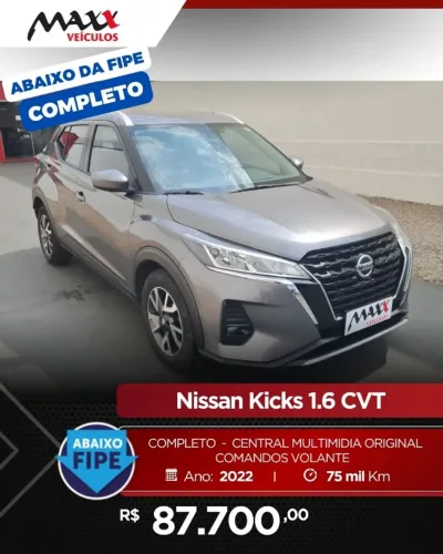Nissan Kicks Sense 1.6 16V Flex AUT 2022