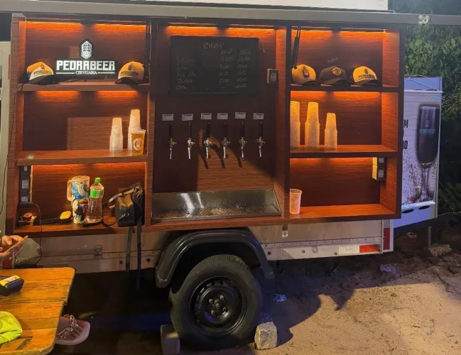 Beer truck climatizado reboque com chopeira