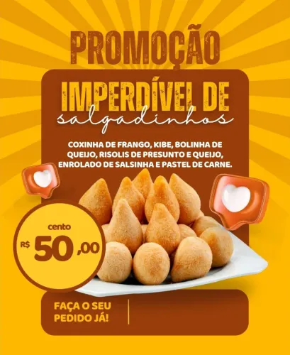 Vende se Salgadinho 