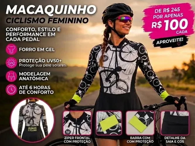 Macaquinho ciclismo P