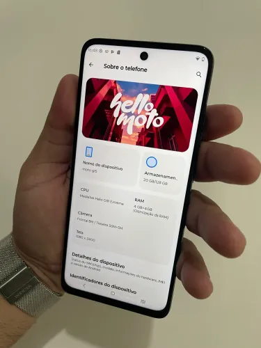 Moto G15 128gb Blue Novo sem uso Completo Troco ou 10x cartao 