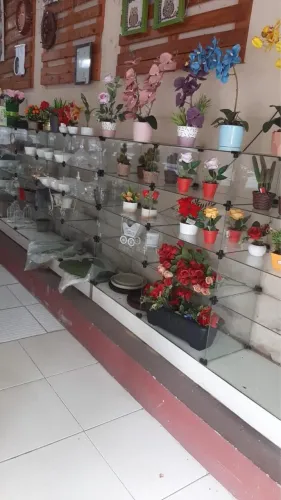 Estante de vidro