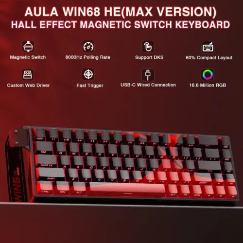 teclado magnético aula win68he max
