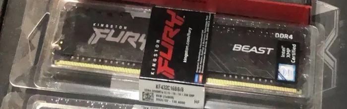 Memória Kingston Fury 8GB Ram DDR4 3200MHz