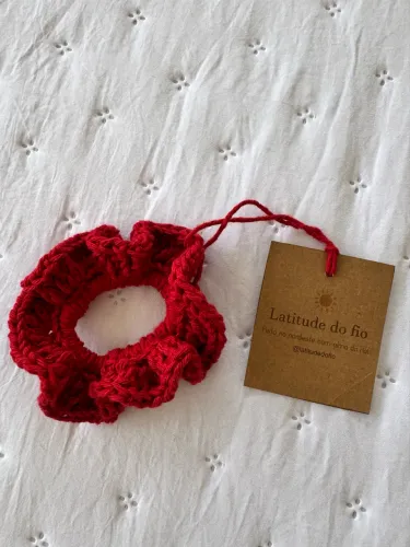 scrunchie Vermelha