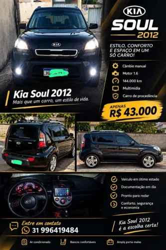 Kia Motors Soul 1.6/ 1.6 16V Flex Mec. 2012
