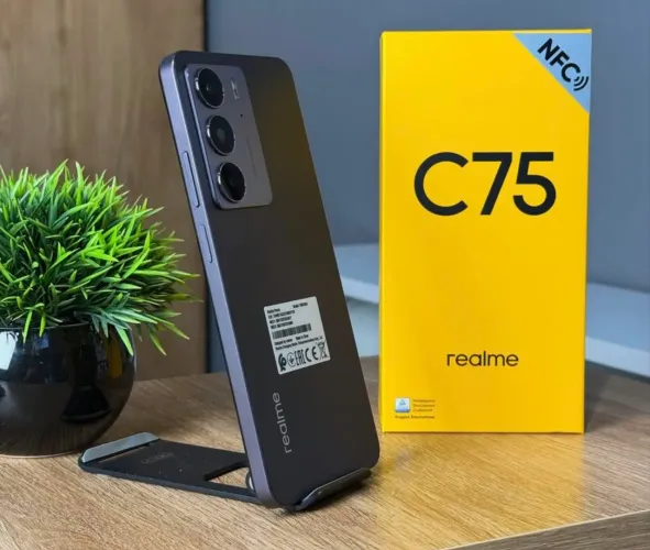 Realme C75 - Pagamento por aproximação 256/8 Preto