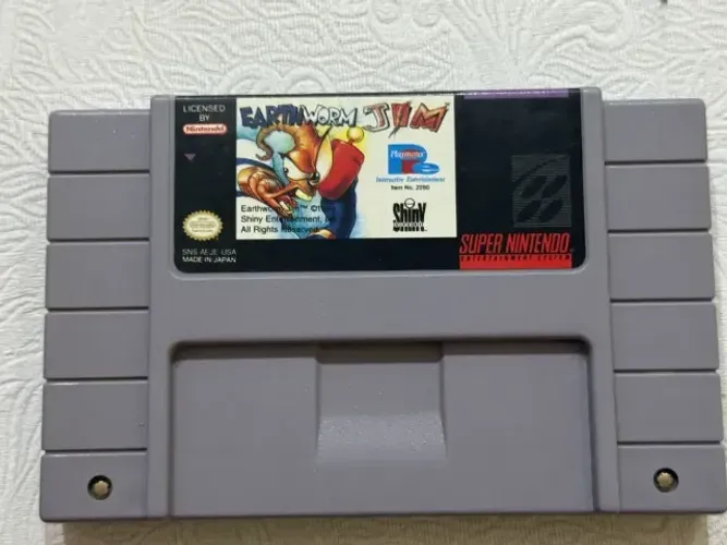 Earthworm Jim Original Snes Super Nintendo cartucho