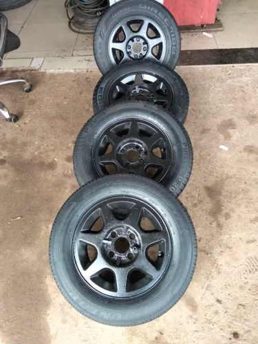 4 rodas aro 13 de alumínio,  originais da VW gol, Voyage, Saveiro, GM, Corsa, celta, 