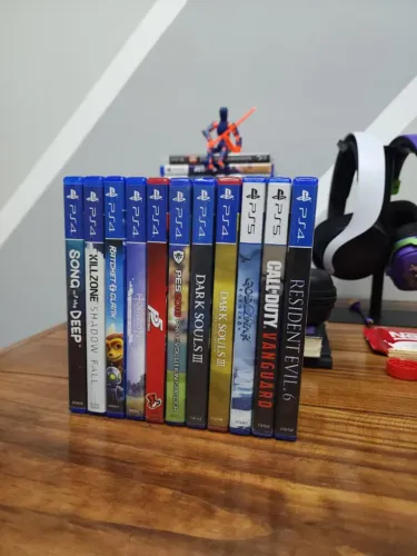 Lote de Jogos PS4 e PS5 Mídia Física Originais