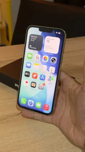 iPhone 13 Pro Max 128GB Silver - Preço promocional! Loja física! Até 12x no cartão