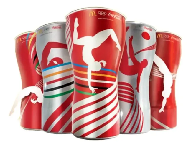 Coleção Coca Cola Mcdonalds Olimpiadas Copos Em Alumínio<br>