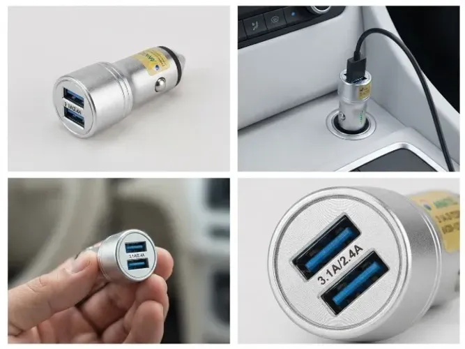 Carregador de carro USB super rápido 2 portas para Iphone