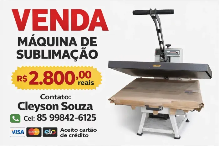 Máquina de Sublimação 
