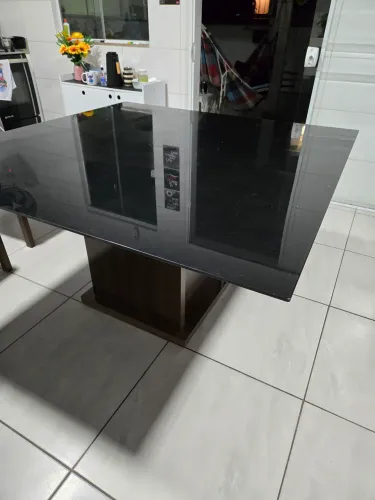 Mesa e prato giratório 