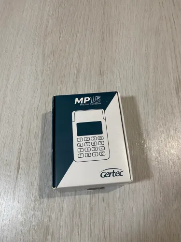 Maquininha de Cartao Gertec MP15 Pin Pad Bluetooth Nova iFood