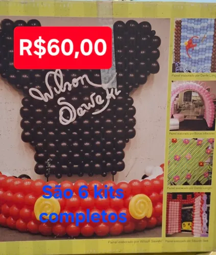 Painel de tela para bolas de aniversário