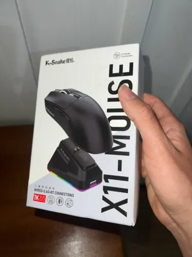 Mouse Gamer K-snake [LACRADO] dock de carregamento / PAW3311 / 1000HZ
