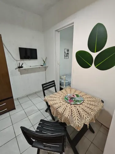 Apartamento temporada Kitnet dormitorio alojamento Vitoria Serra Aeroporto Jardim Camburi