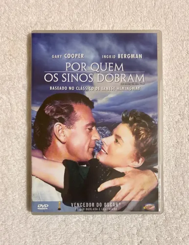 DVD "Por Quem os Sinos Dobram" (For Whom the Bell Tolls) Com Gary Cooper e Ingrid Bergman