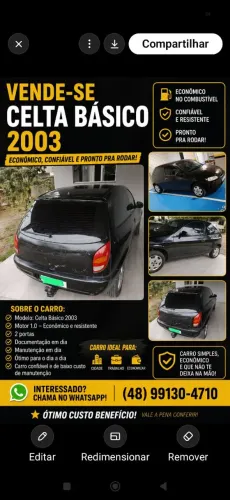Chevrolet Celta 1.0/super/n.piq.1.0 MPFI VHC 8V 3P 2004