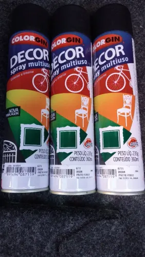 spray preto fosco 