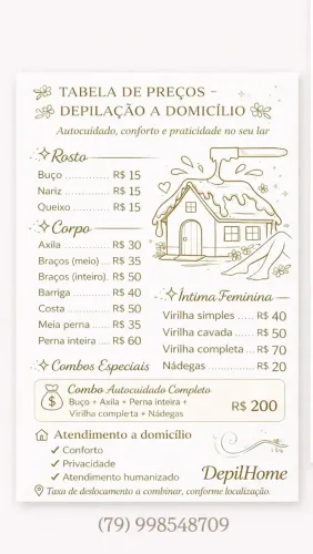 Epilação FEMININA 