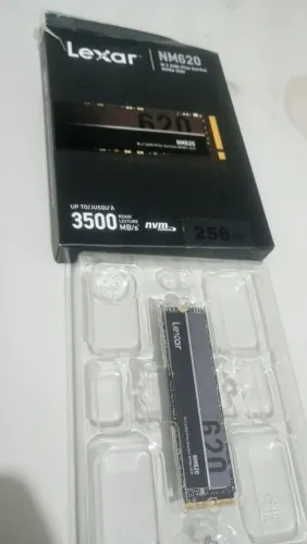 Lexar ssd MVe 256gb 3500 de velocidade