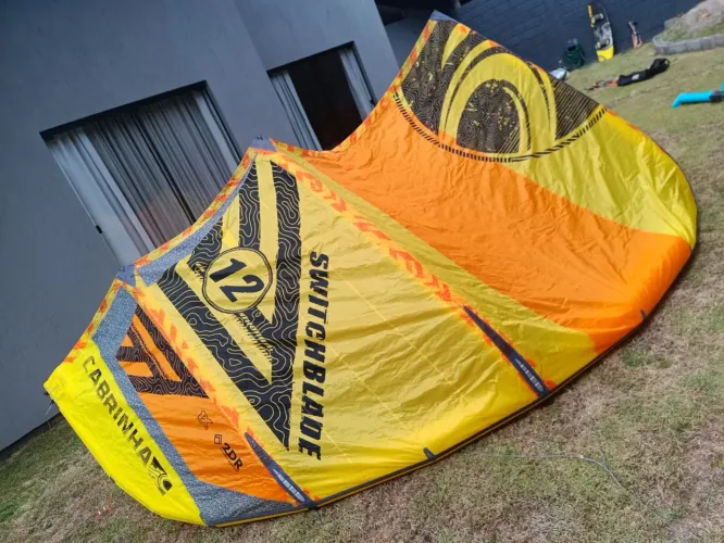 kitesurf 12 kite+barra+mochila