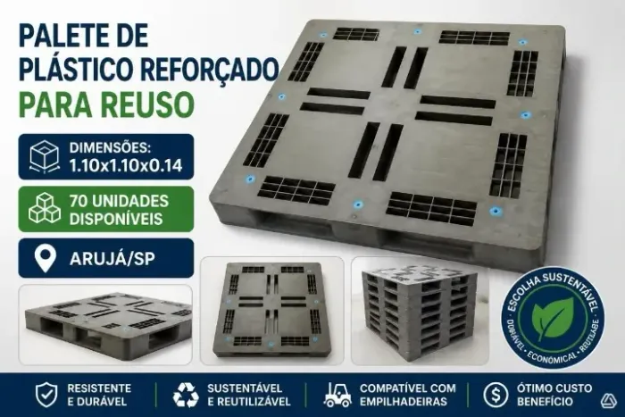 Paletes de Plástico Reforçado