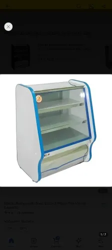 Balcão Refrigerado 80cm 2 placas fria vitrini expositor
