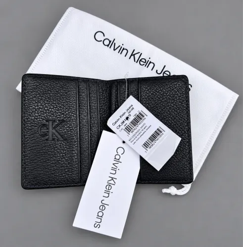 Mini Carteira Calvin Klein Azul 