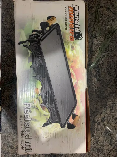 Réchaud Mil 2 Fogareiro 46 Cm Alça Madeira Panela Mineira