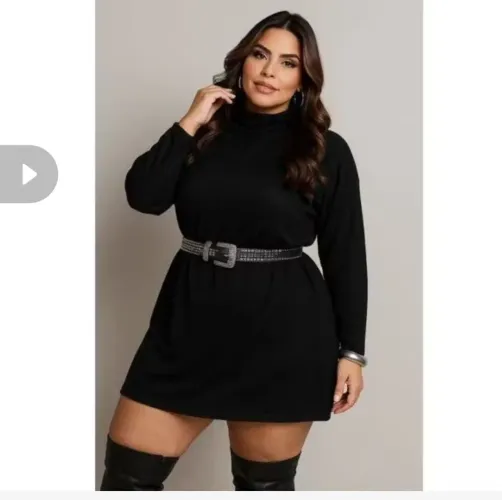 Vestido acompanha cinto 