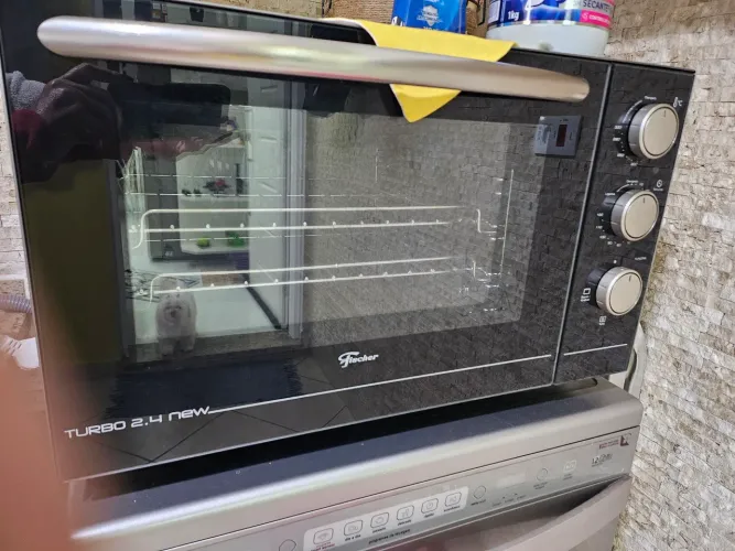 FISCHER FORNO ELÉTRICO BANCADA TURBO 2.4 NEW 48L INOX AIR