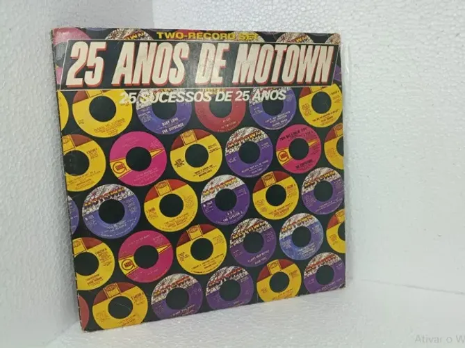 LP Vinil 25 Anos De Motown, 25 Sucessos De 25 Anos (Vários) Duplo (1983)